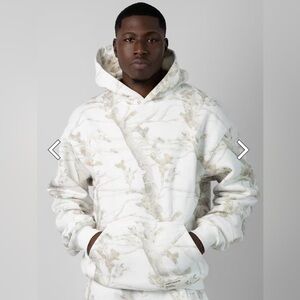 NWT White Oak Camo COMFRT oversized hoodie size XL